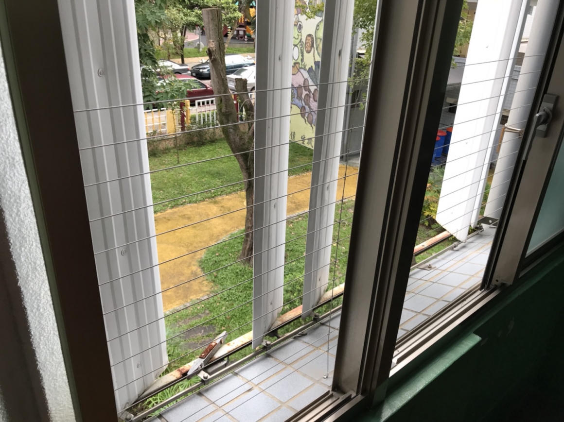 2017-11-01-台北市信義區-三興國小-半截式隱形鐵窗